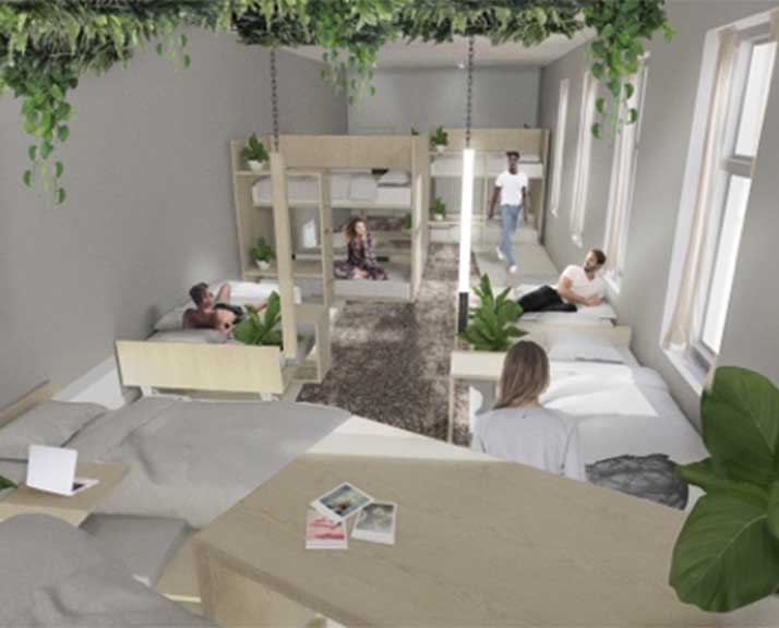 bunkbed The Green Elephant green spaces, bunk bed with plants