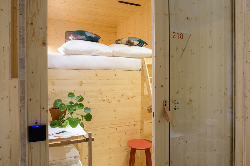 Stapelbedkamer - Tiny Dream House voor koppels - The Green Elephant Hostels