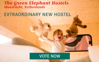 nomination as 1 of the 5 best new hotels world wide - The Green Elephant Hostels